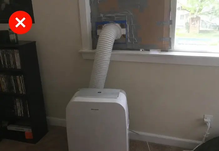Bulky portable AC comparison image